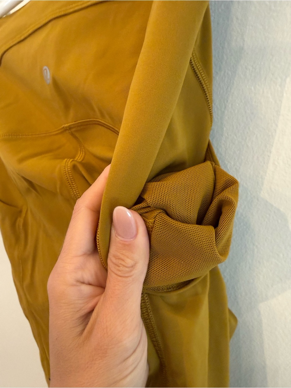 Lululemon Power Thru HR Tight High-Rise 25 inch Leggings Gold Spice Workout - Picture 8 of 11